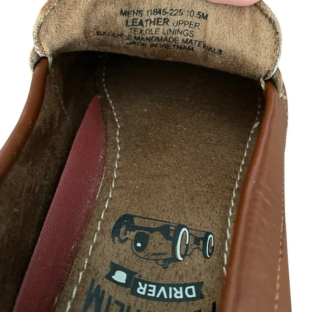 Florsheim Throttle Penny Driver Loafer Cognac Brown size 10.5